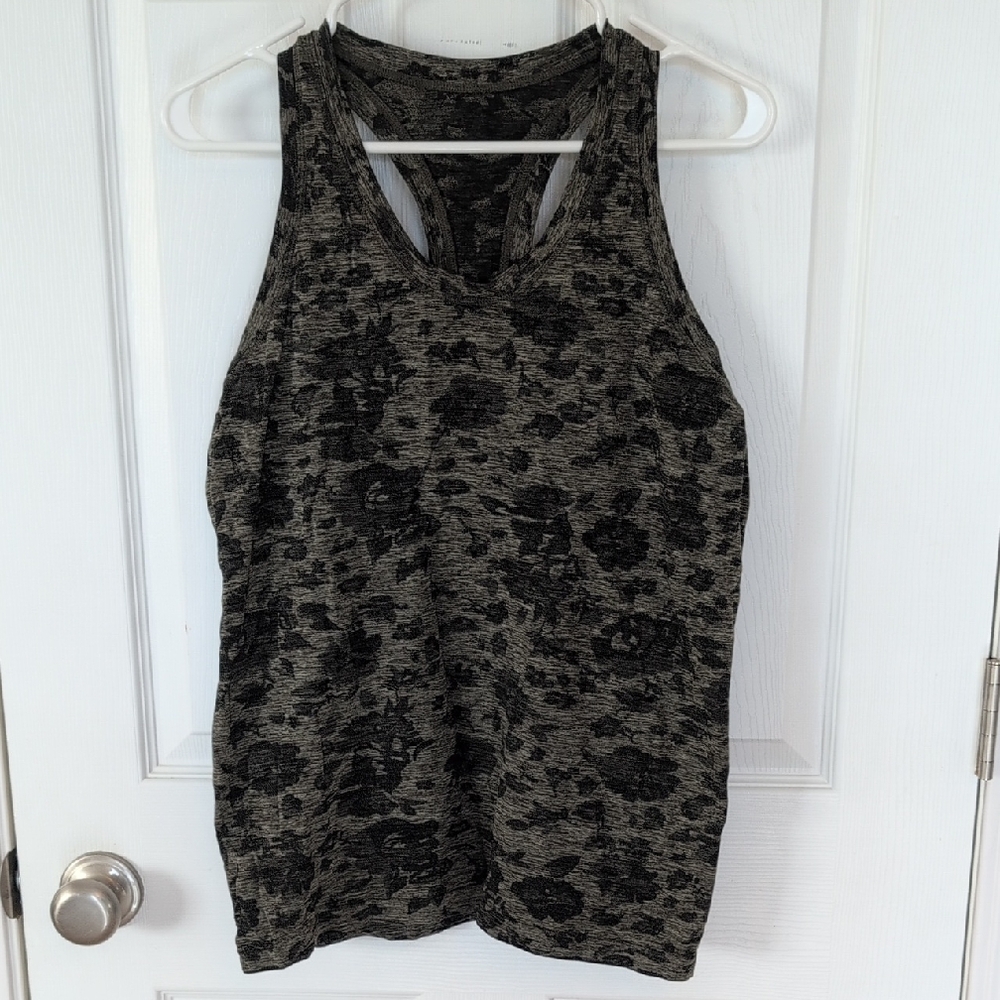 Black and Green/Grey Women's Tank Top